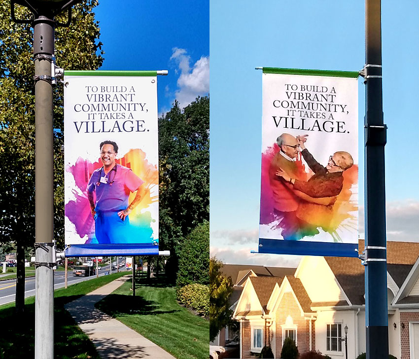 Brethren Village on-campus signage
