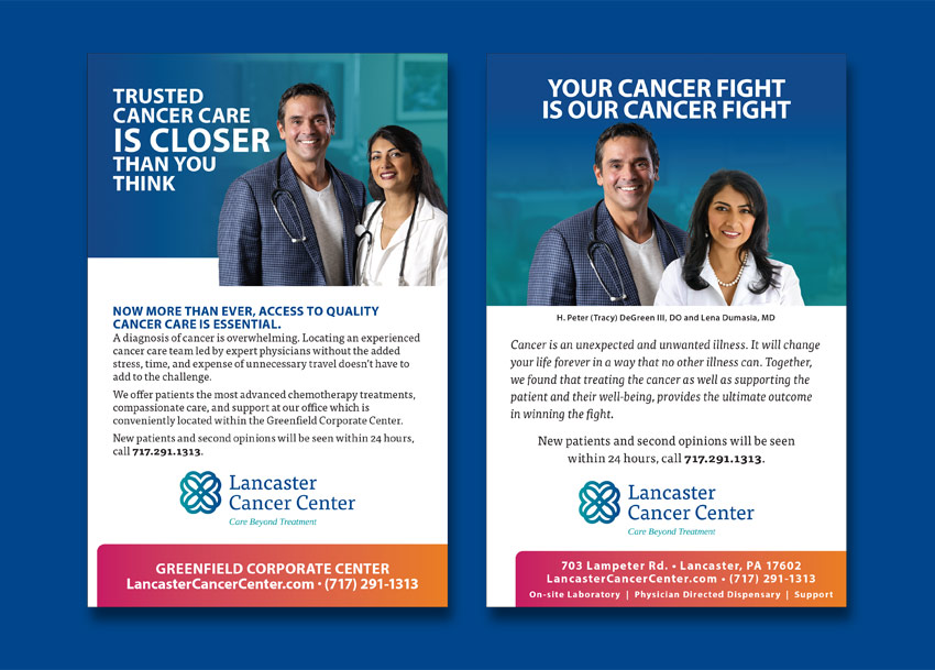 Lancaster Cancer Center image ads
